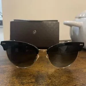Gucci | Accessories | Gucci Gg 4283s Anw9 Black Gold  display picture 1
